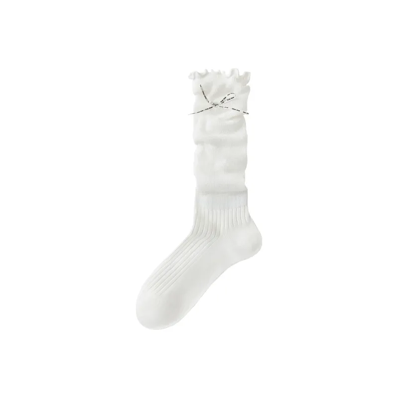 Temooues Mid Calf Socks Women's Combo Set-0