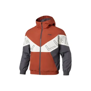 LiNing Jacket Men's Red Brick Brown