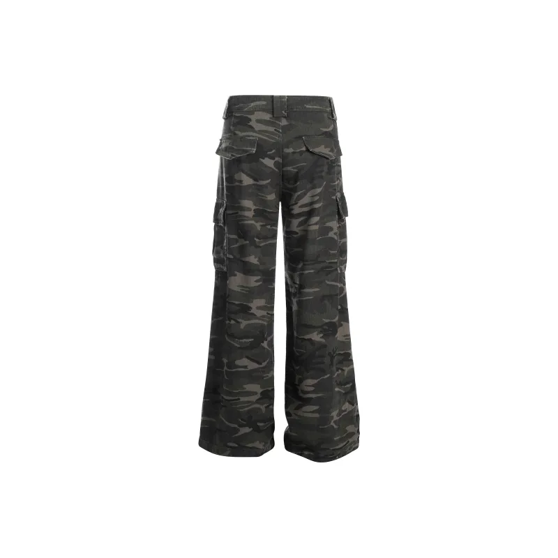 BEAR UNION Cargo Pants Unisex Camouflage-1