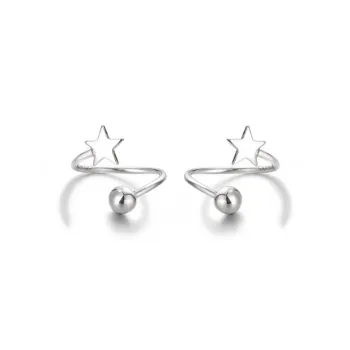 NVBBK 999 Fine Silver Earrings Women's