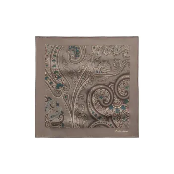 Ralph Lauren Purple Label Silk Scarves Unisex Brown