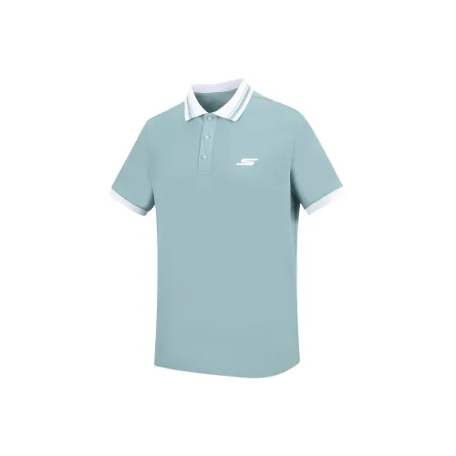 Skechers Polo Shirt Men's Light Water
