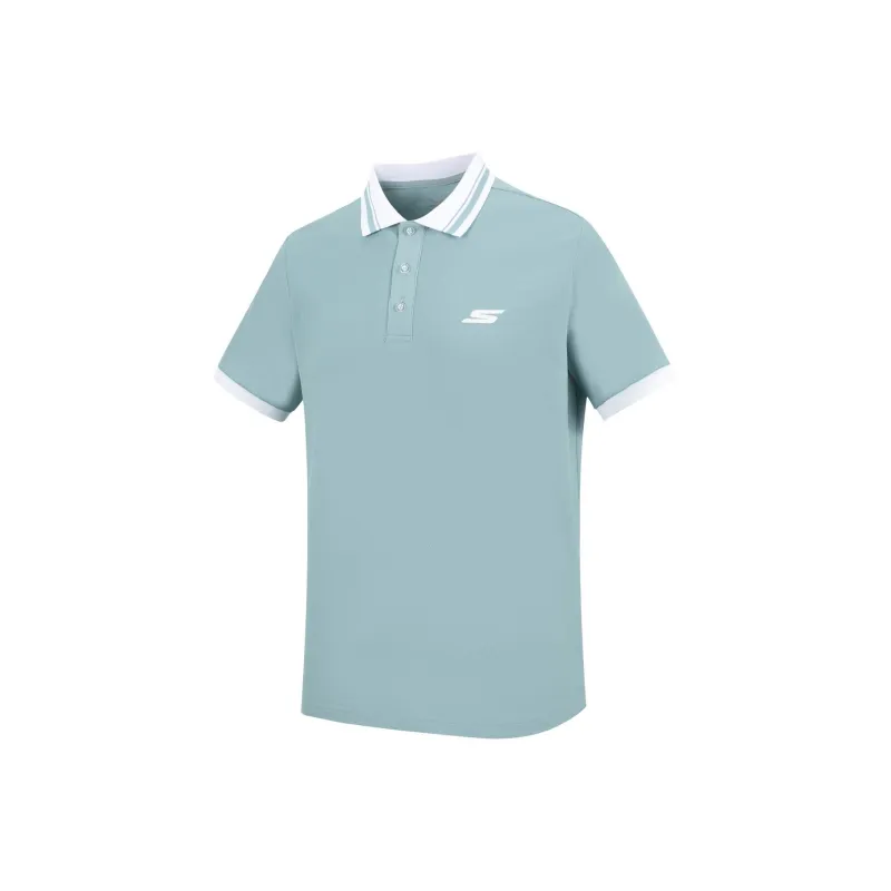 Skechers Polo Shirt Men's Light Water-0