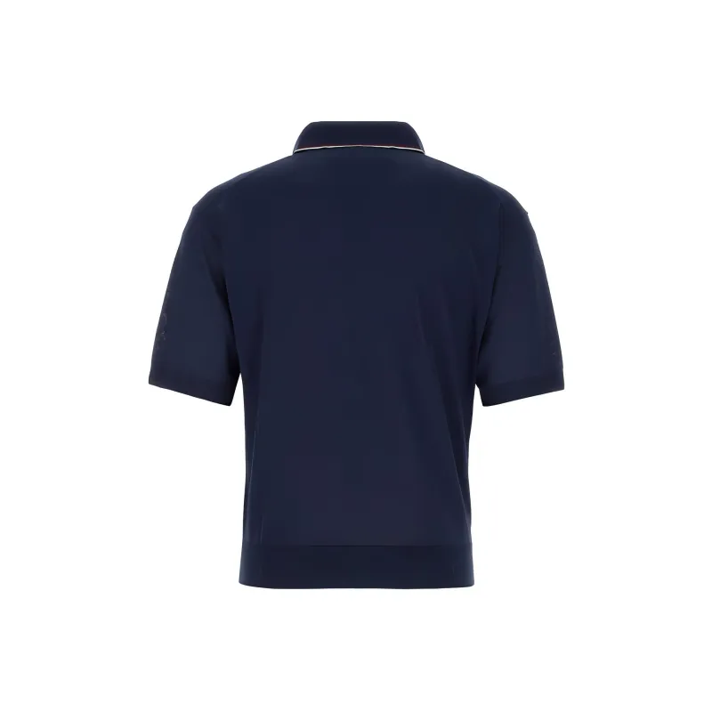 PRADA SS24 Polo Shirt Men's Dark Blue-1