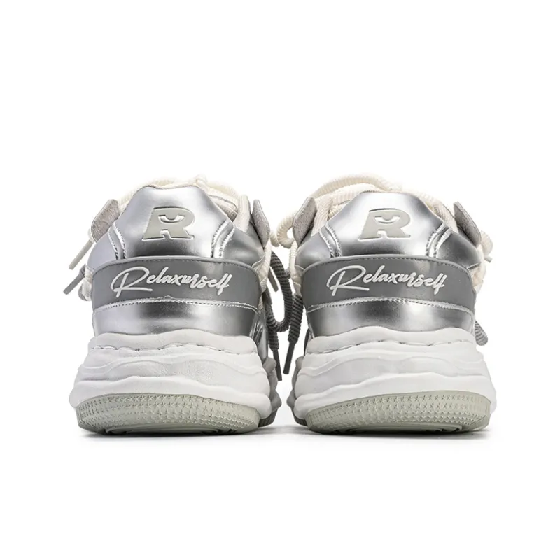 RELAXURSELF Slip Resistant, Abrasion Resistant, Breathable Low Top Skateboard Shoes Unisex-10