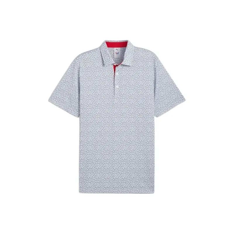 PUMA Golf PUMA X VOLITION Polo Shirt Men's Dark Marine Blue-0