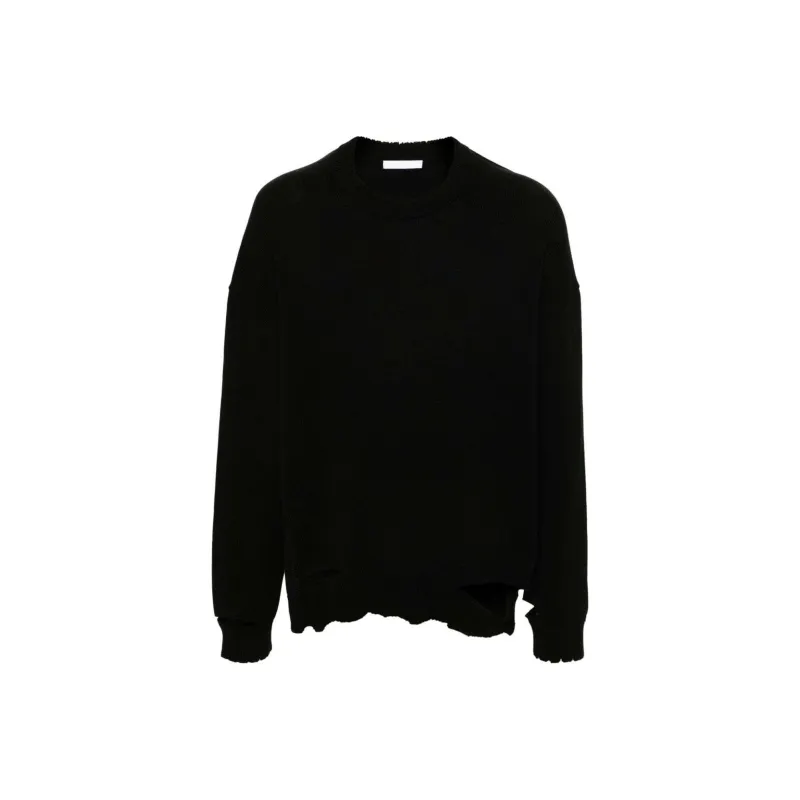 Helmut Lang Distressed Crewneck Jumper-0