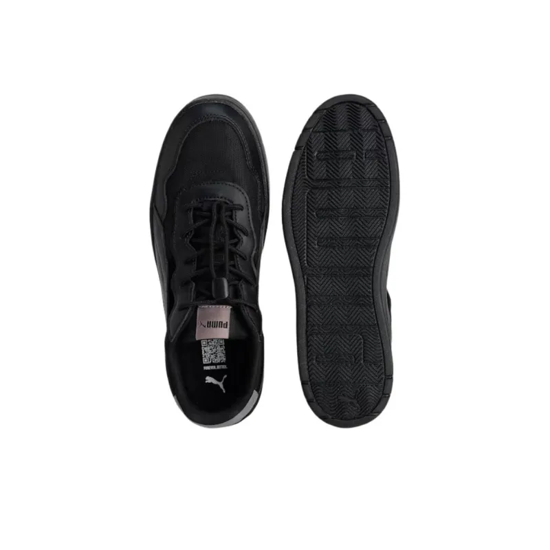 PUMA Anti Slip Wear Resistant Low Top Casual Shoes Women's Black-3