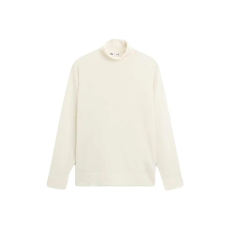 ZARA Sweaters Men White-0