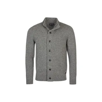 BARBOUR Barbour Tisbury Zip Through Jumper Sweater Men's Gray