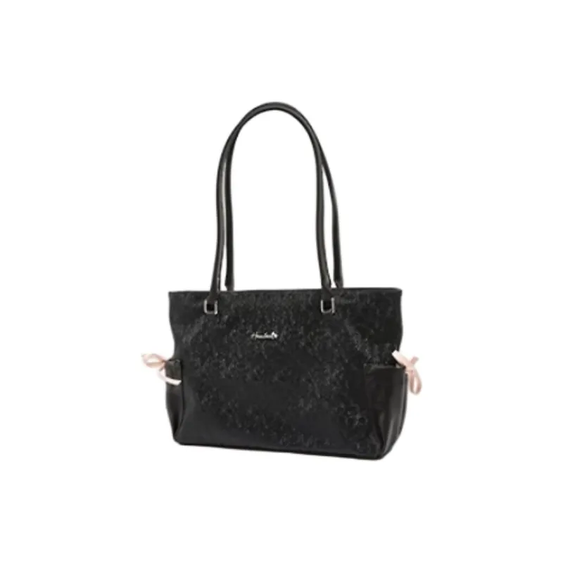 Three Blessings PU Tote Bag, Shopping Bag, Shoulder Bag Medium Size Women's Multicolor-1