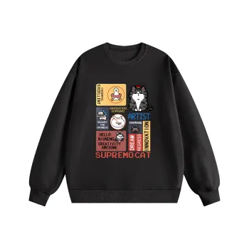 Supremo Cat Sweatshirts Unisex