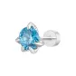 Deep Blue Dragon Claw Stud Earrings[Single]