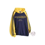 Navy Blue & Yellow Sleeves[Fleece-Lined](Yellow Logo)