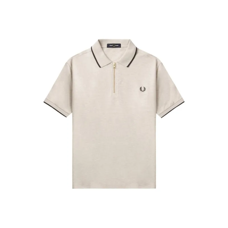 FRED PERRY FW24 Polo Shirt Men Beige-0