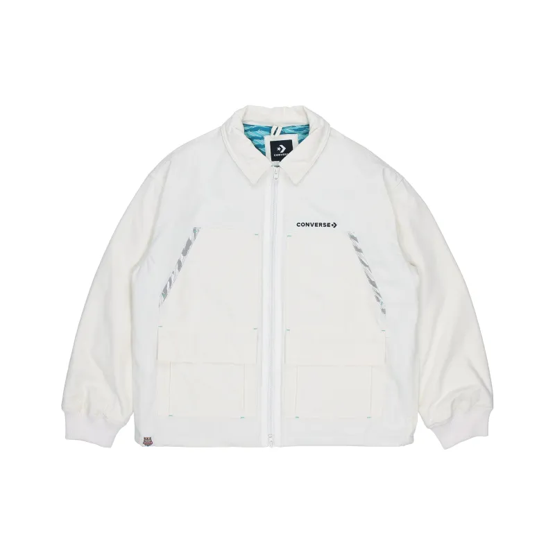 Converse Jacket Unisex Cream White-0