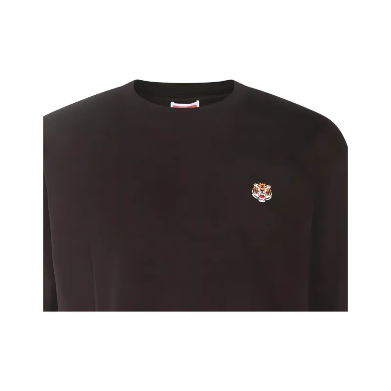 KENZO Lucky Tiger Embroidered Long Sleeved T-Shirt-3