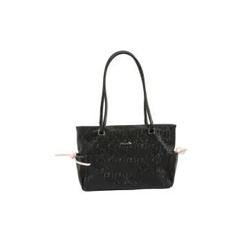 Three Blessings PU Tote Bag, Shopping Bag, Shoulder Bag Medium Size Women's Multicolor