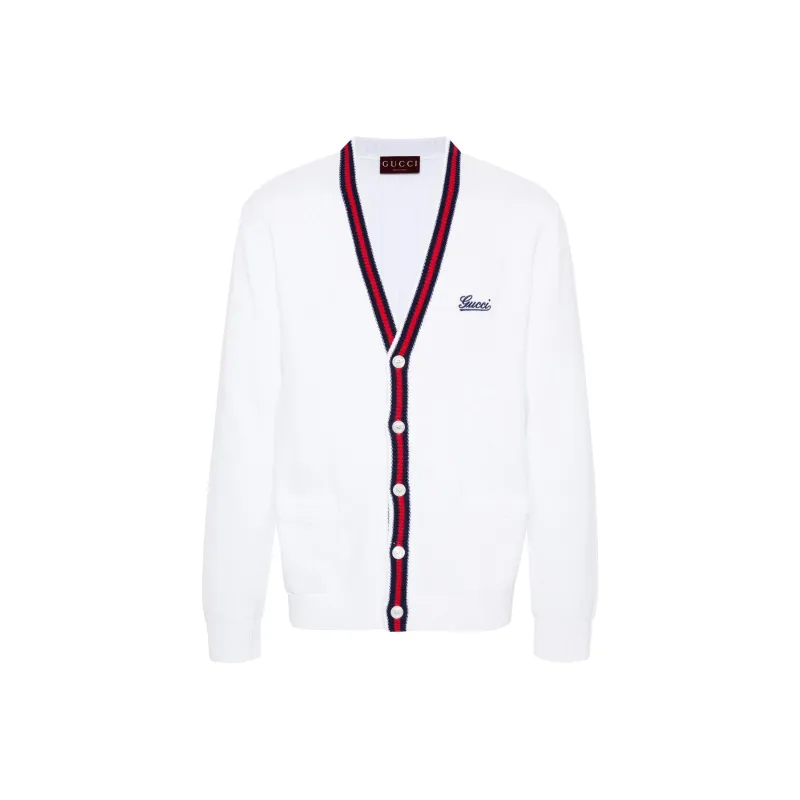 GUCCI Logo embroidered Cardigan-0