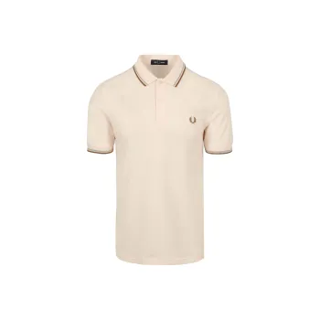 FRED PERRY Polo Shirt Men's Light Apricot
