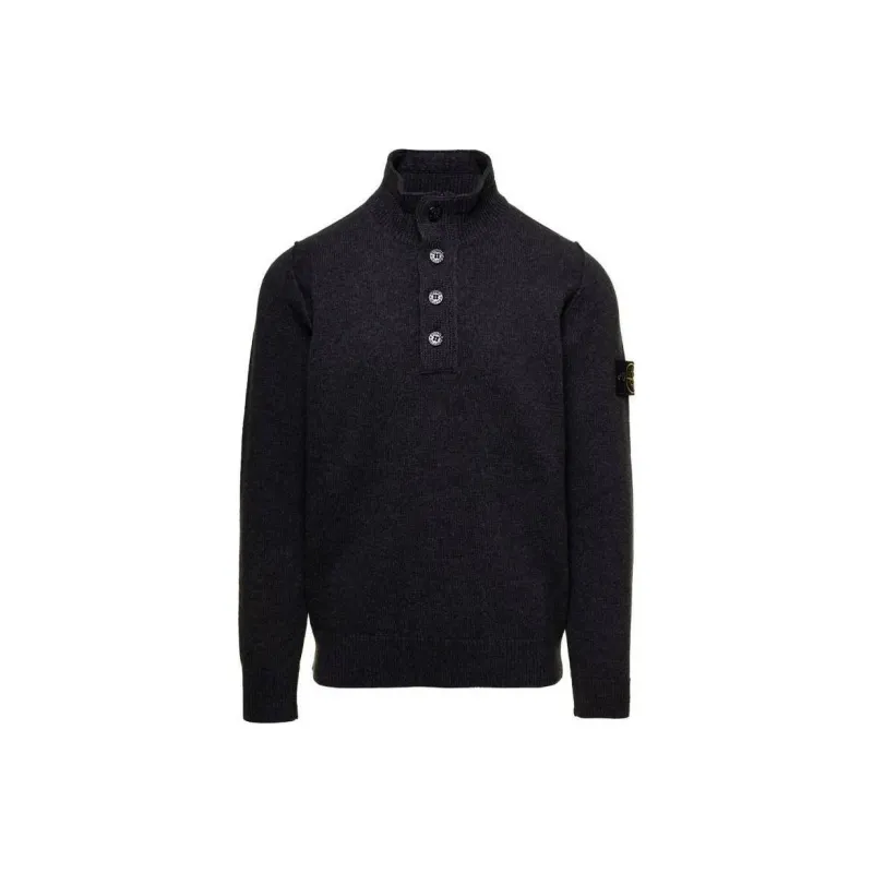 STONE ISLAND Compass badge Wool Blend Jumper-0