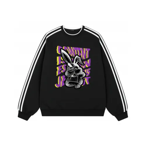 JEANSWEST Sweatshirt Unisex Black