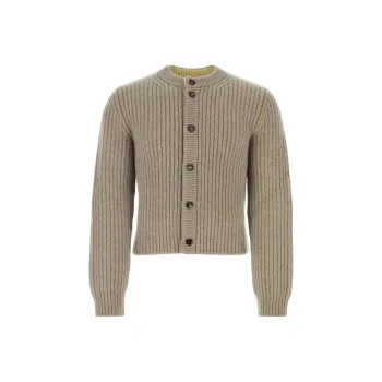 Bottega Veneta Cropped Button-Up Cardigan