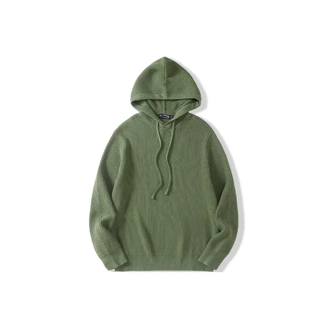 I'm David Knitwear Unisex Army Green-0