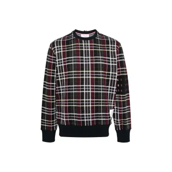 THOM BROWNE Checked Sweater