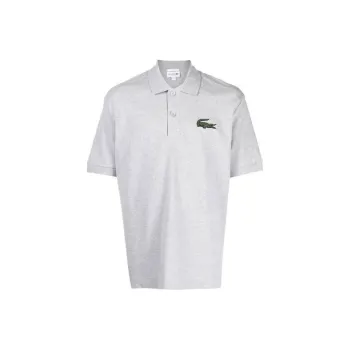 LACOSTE Polo Shirts Unisex Gray