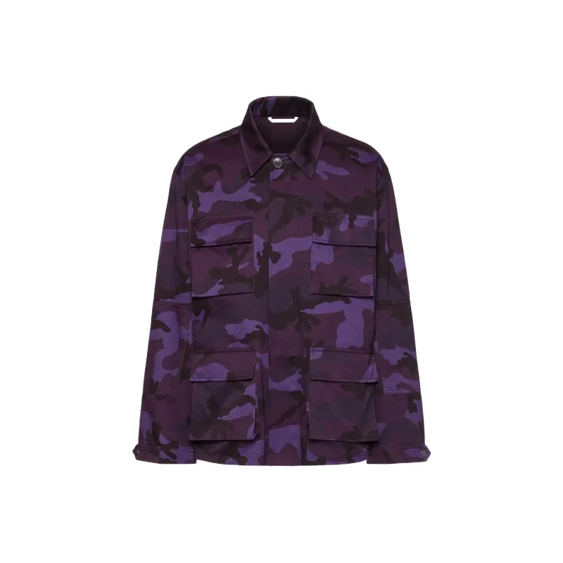 Valentino Jackets Men Purple-0