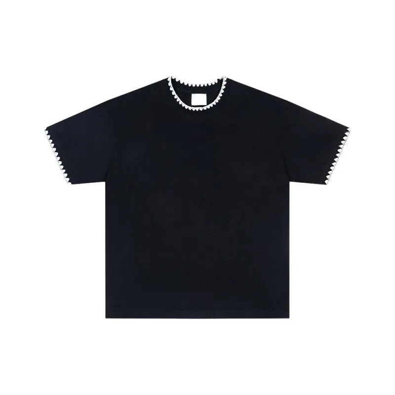WELTER EXPERIMENT Minimalist Style Basic T Shirt Unisex-0