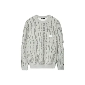CAISEDI Sweatshirts Men Gray