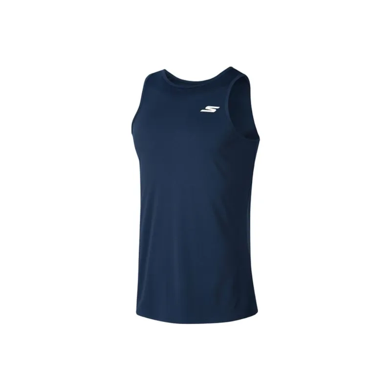 Skechers Tank Tops Men's Navy Blue-0