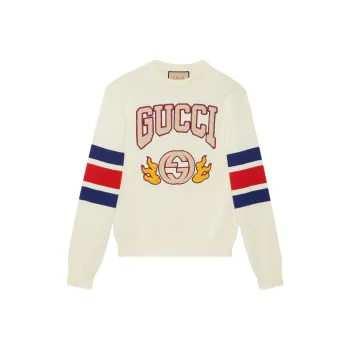 GUCCI Chinese New Year SS24 Knitwear Men's Ivory White