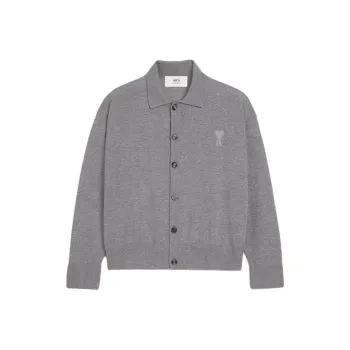 AMIPARIS Ami De Coeur Wool Cardigan