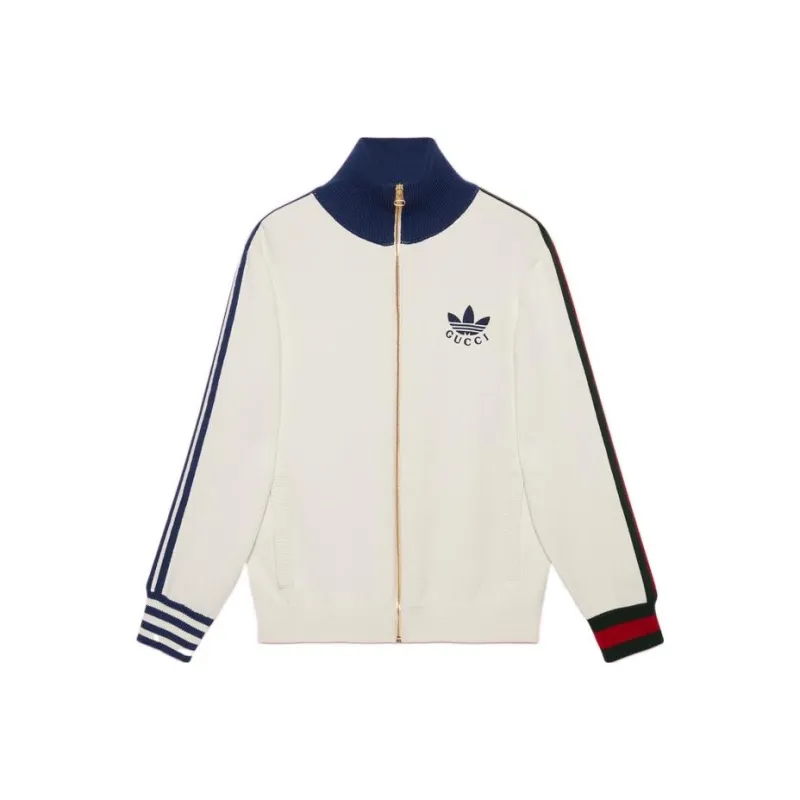 GUCCI X Adidas Viscose Zip Up Jacket-0