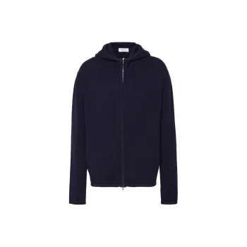 Ferragamo Logo-engraved Cashmere-blend Jacket