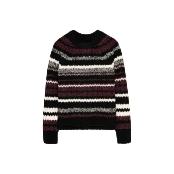 ZARA Sweater Men's Burgundy Red