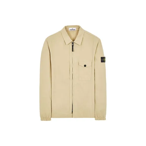 STONE ISLAND FW21 Jackets Coats Men's Light Yellow