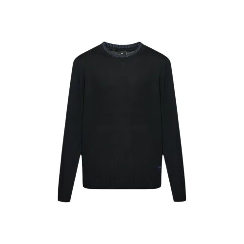 PS By Paul Smith Contrast collar Merino Wool Sweater