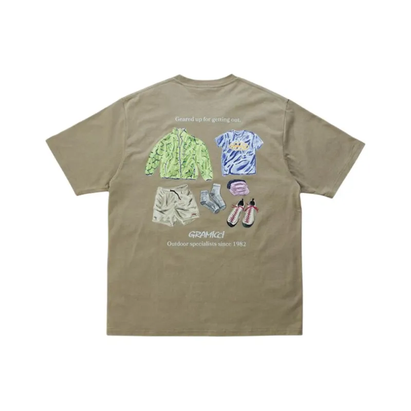 Gramicci Snail print T Shirt-1
