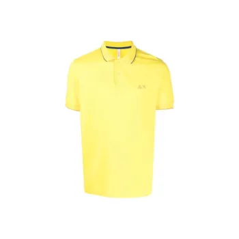 SUN68 Polo Shirts Men Yellow