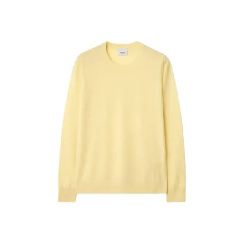 Burberry Sweaters Men Yellow