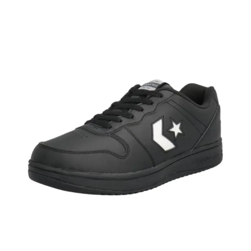 Converse Anti Slip Wear Resistant Low Top Casual Shoes Men's Black-1