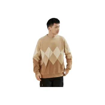 Tonlion Knitwear Men's Light Coffee
