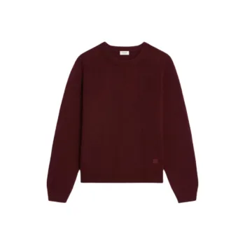 CELINE Logo Detailed Crewneck Knit Sweater