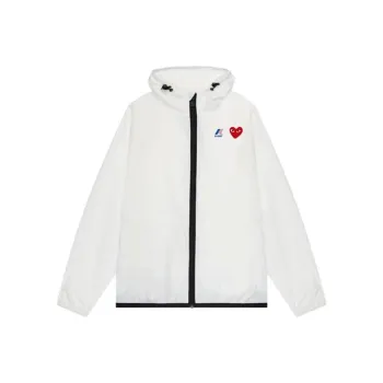 Comme Des Garcons Play X K Way Kids Full Zip Jacket