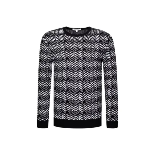 BRAUN BUFFEL Sweater Men's Black White