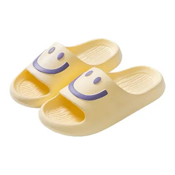 LUNNIFEIYA Squashy And Bouncy Feeling Summer Soft Sole Indoor Home Bathroom Slip Resistant EVA Slippers